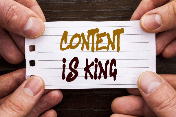 محتوا پادشاه است